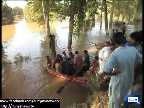 Dunya News - More than 50 villages inundated in Pano Akil