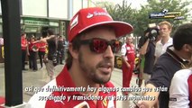 Alonso, molesto por rumores de su salida de Ferrari