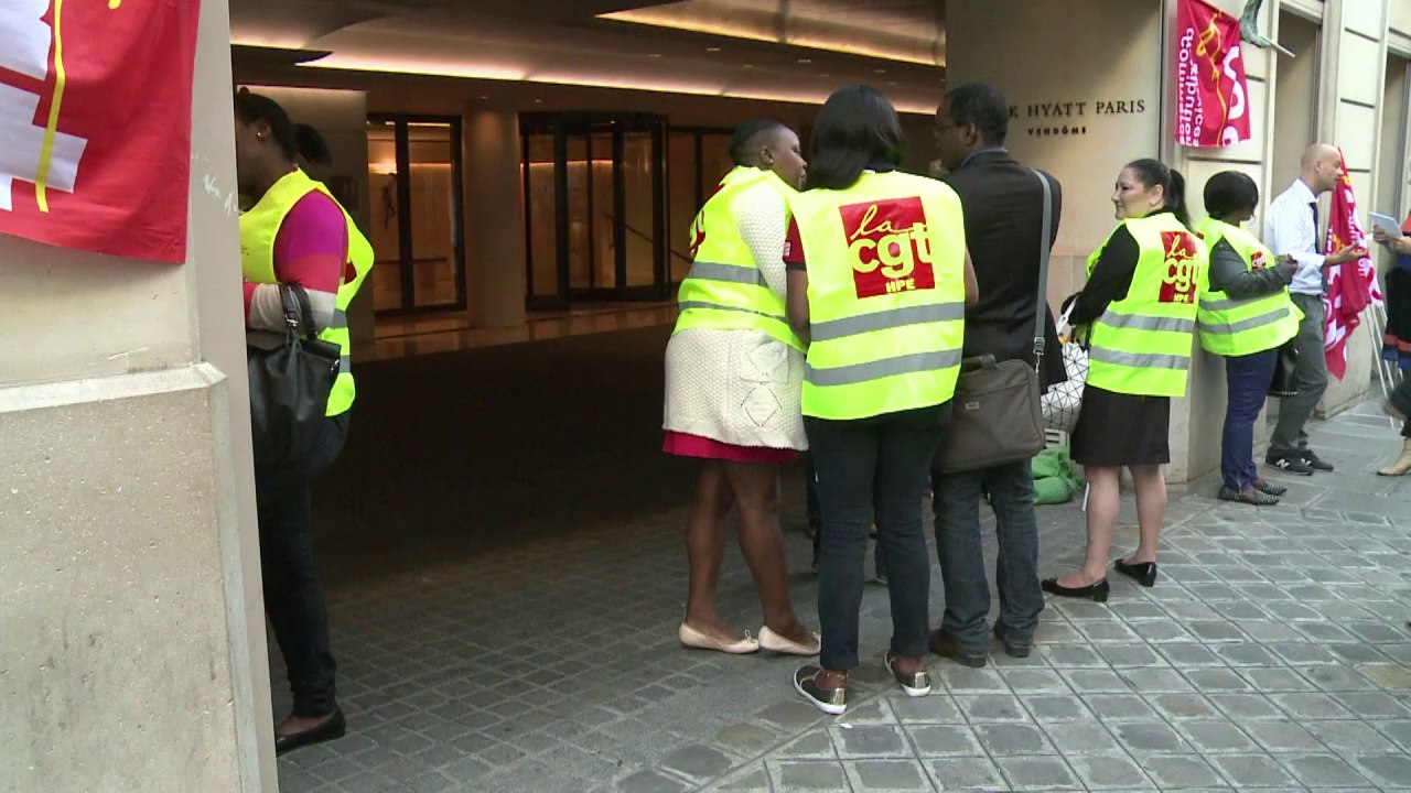 Grève surprise des femmes de chambre à l'hôtel de luxe Hyatt