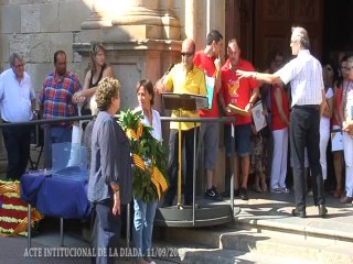 Acte Institucionals Diada Nacional de Catalunya