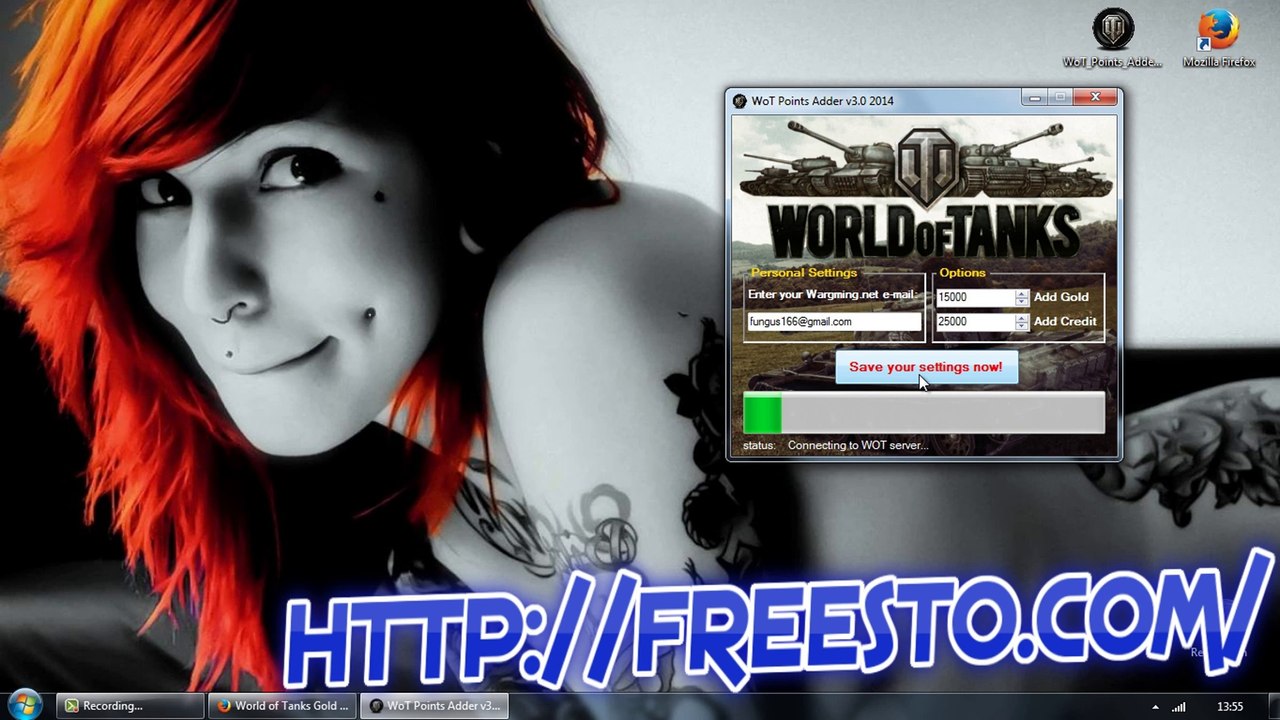 How To get free gold in World of Tanks? - WoT Points Adder by FREESTO