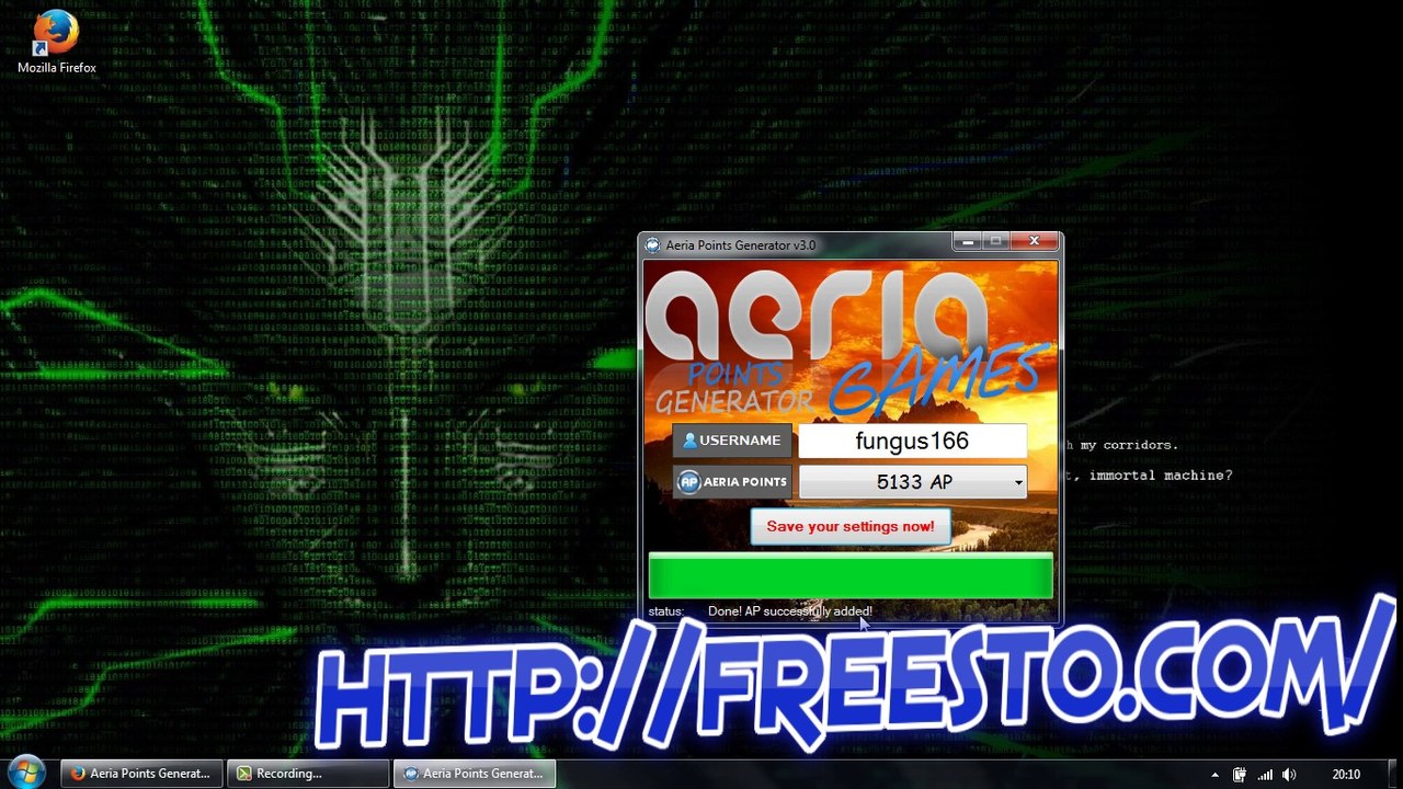 How To get free AP in Aeria Games? - Aeria Points Adder by FREESTO