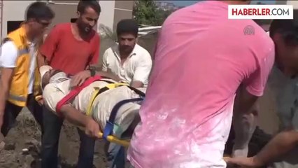 Toprak Altında Kalan İşçi Yaralandı