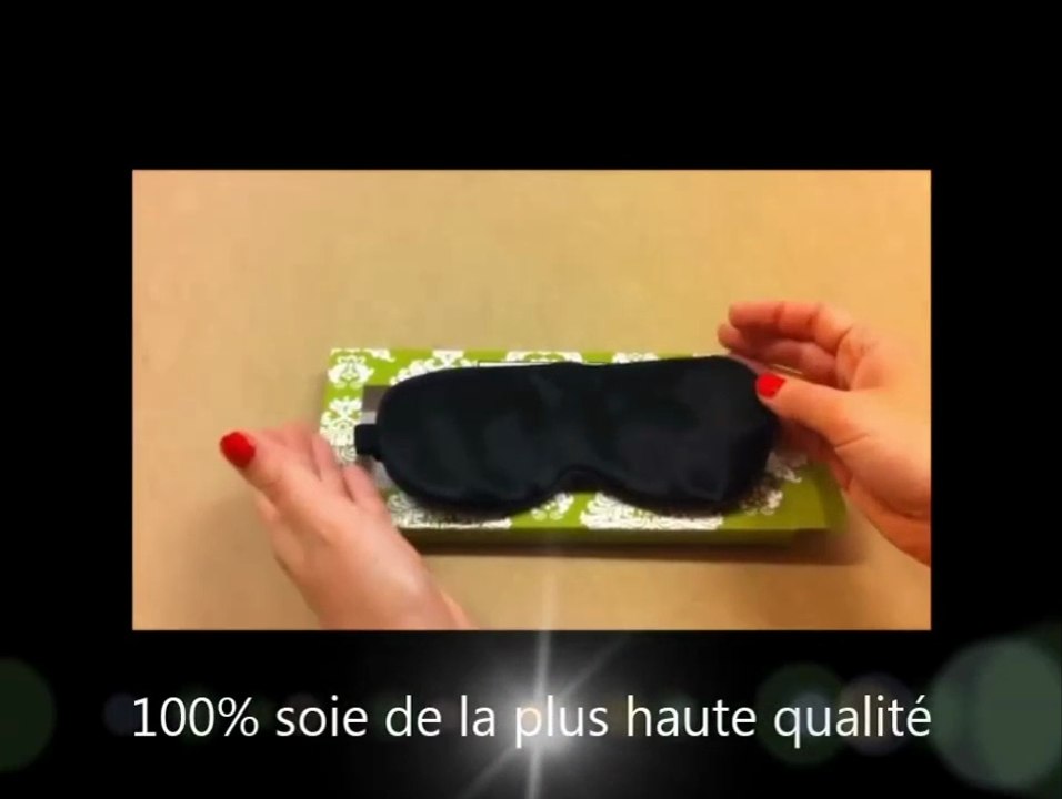 Masque en soie Sleep'n Beauty, une qualité incomparable