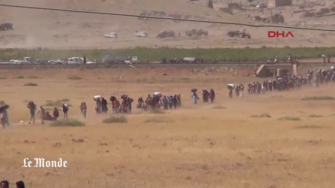 L'exode tendu des Kurdes vers la Turquie