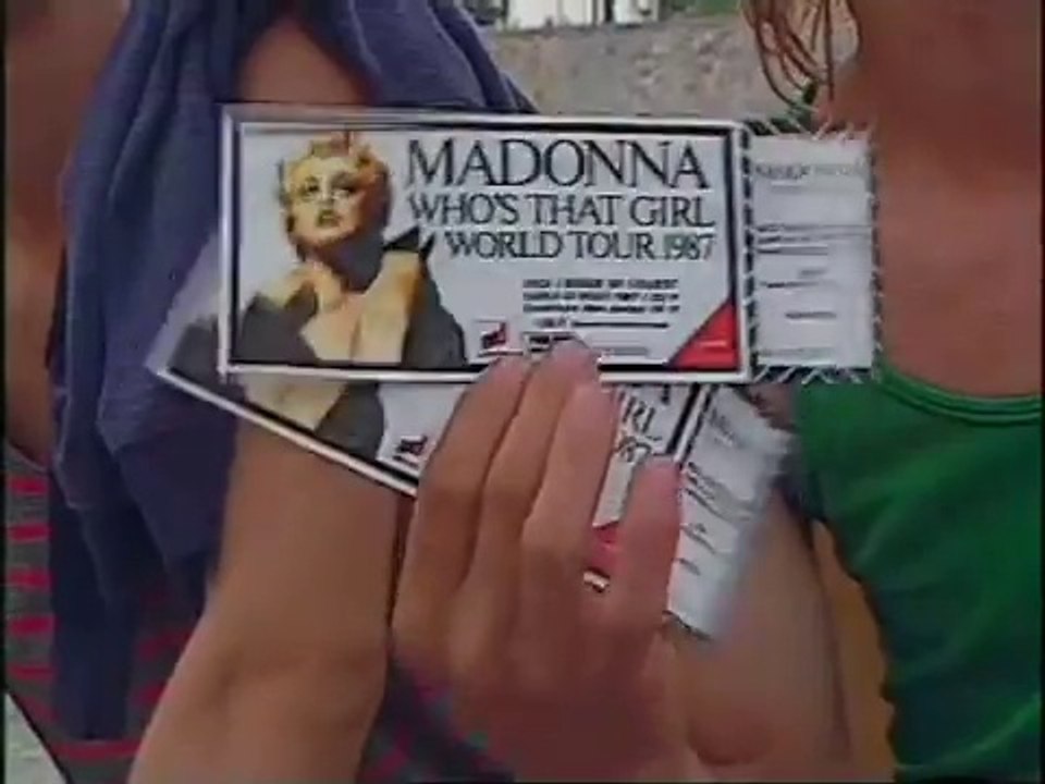 Madonna - Nice in France - 1987 -  "Who's that girl tour" - French TV -