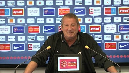 Rolland Courbis avant LOSC-MHSC (6e journée de L1)