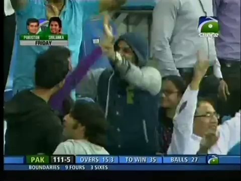 Shahid Afridi Match Winning Innings in Pakistan vs Sri Lanka 1st T20 Match 11 Dec 2013