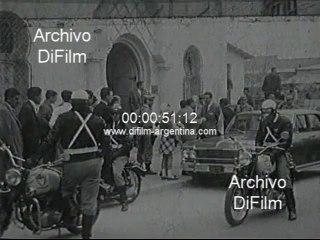 Juan Carlos Ongania visita San Salvador de Jujuy 1968