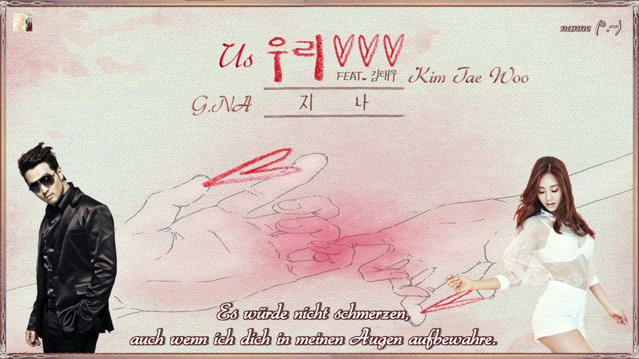 G.NA ft. Kim Tae Woo - Us k-pop [german sub] Digital Single - Us