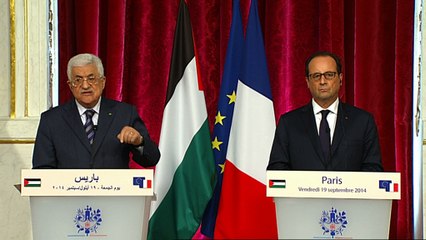 Déclaration conjointe à la presse avec le président de l’Autorité palestinienne, M. Mahmoud Abbas