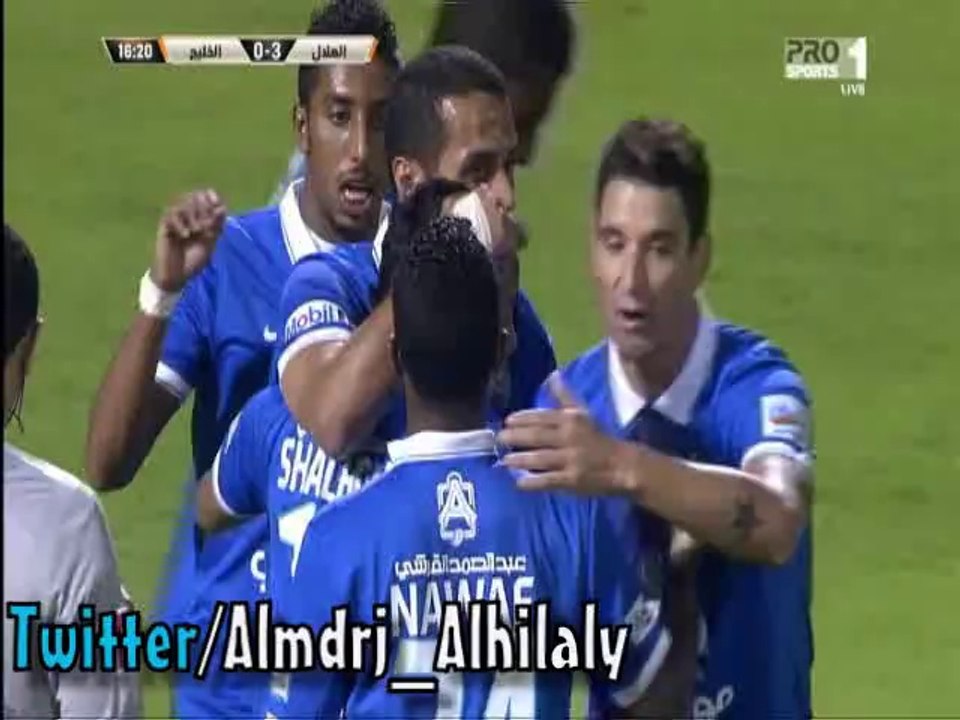 الهدف الثالث للهلال فى الخليج