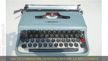 ASTI, CORTANDONE   MACCHINA PER SCRIVERE OLIVETTI LETTERA 22 EURO 70