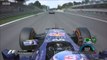 Ricciardo overtakes Vettel in Monza