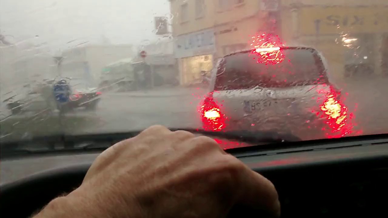 Orage de grêle à Six-Fours le 19 septembre 2014