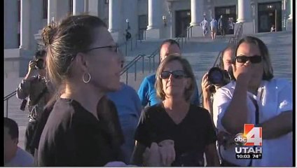 Natural Marriage Supporters Confronted by Same-Sex "Marriage" Supporters at State Capitol Rally