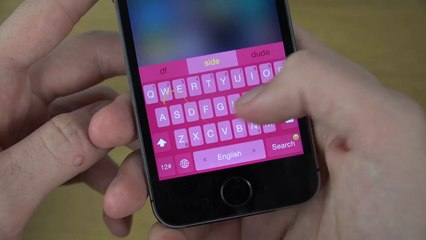 iPhone 5S iOS 8 TouchPal Third-Party Keyboard - Review