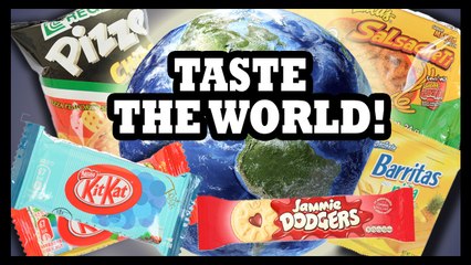 Скачать видео: Snacks from Around the World MAILED TO YOU!?! - Food Feeder