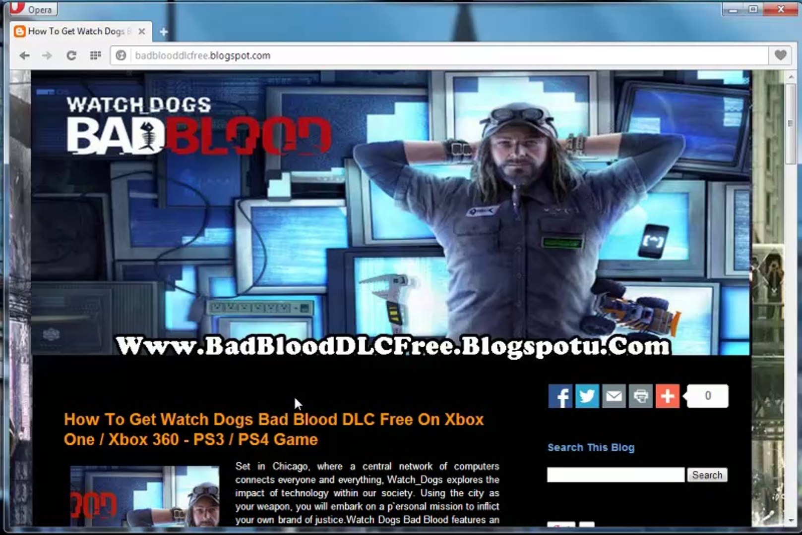 Get Free Watch Dogs Bad Blood Dlc Redeem Code Video Dailymotion