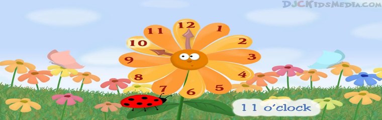 Learning to Tell Time -The Flower Clock Children's Song