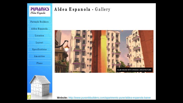 Puranik's Aldea Espanola present Residential Property in Baner Pune