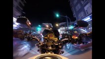 Honda Hornet 600  Night Ride Time Laps