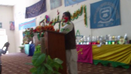 Secretary Workers Welfare Board Attaullah Jogezai in Workers School Boys Quetta