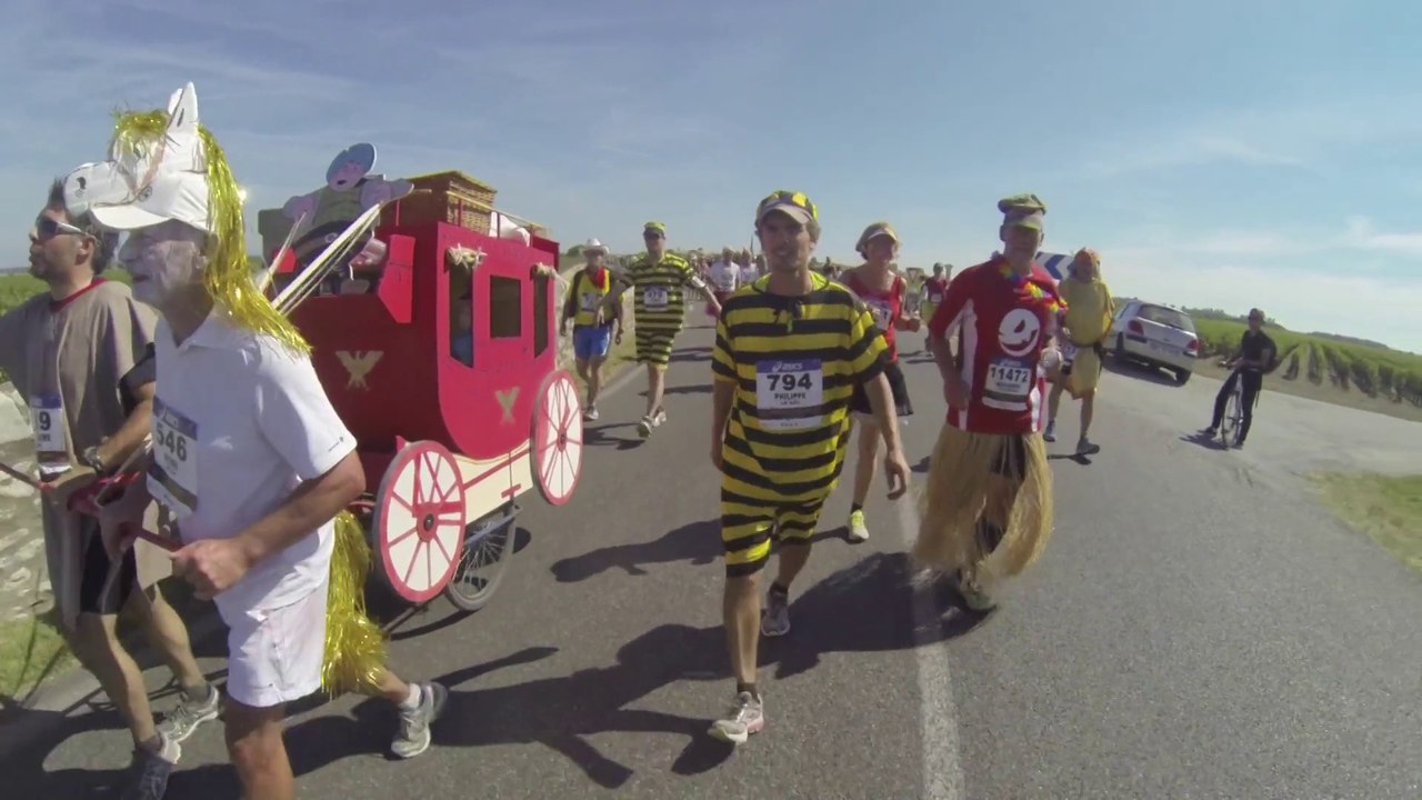 Marathon du Medoc de l'intérieur 2014 42 ème KM -Medoc Marathon from inside 42 th KM