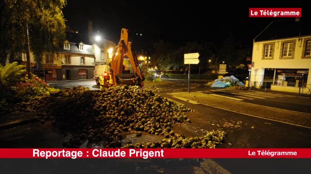 Morlaix. Crise des légumiers : le centre des impôts incendié