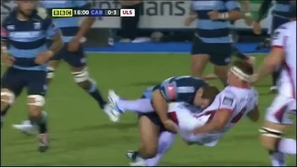 Enorme arrêt buffet de Sam Hobbs sur Robbie Diack !