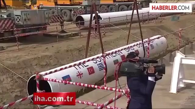 Güney Kafkas Doğalgaz Boru Hattı'nın Temeli Atıldı