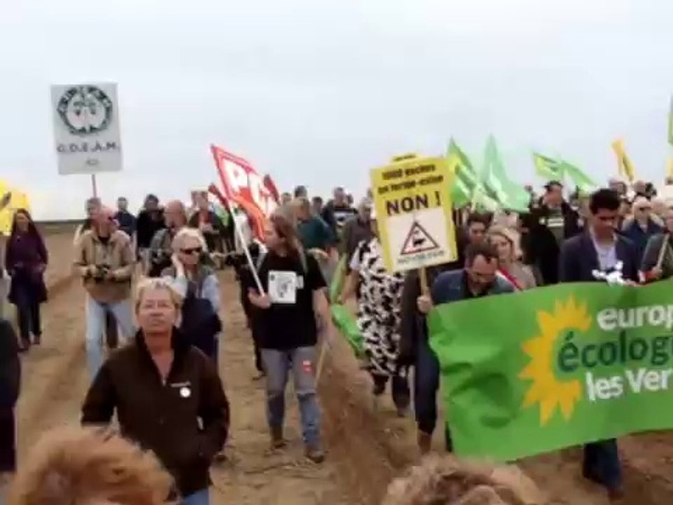 MANIFESTATION CONTRE LA FERME AUX 1000 VACHES