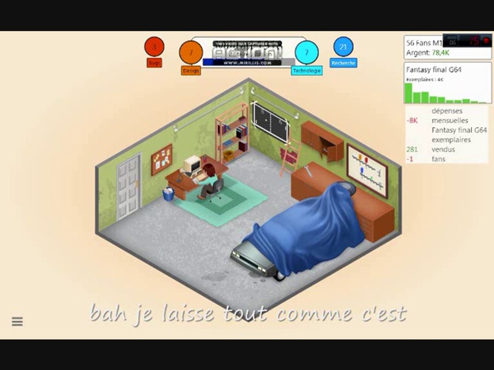 SAPI 24 dans le jeux"Game dev Tycoon ep 1"