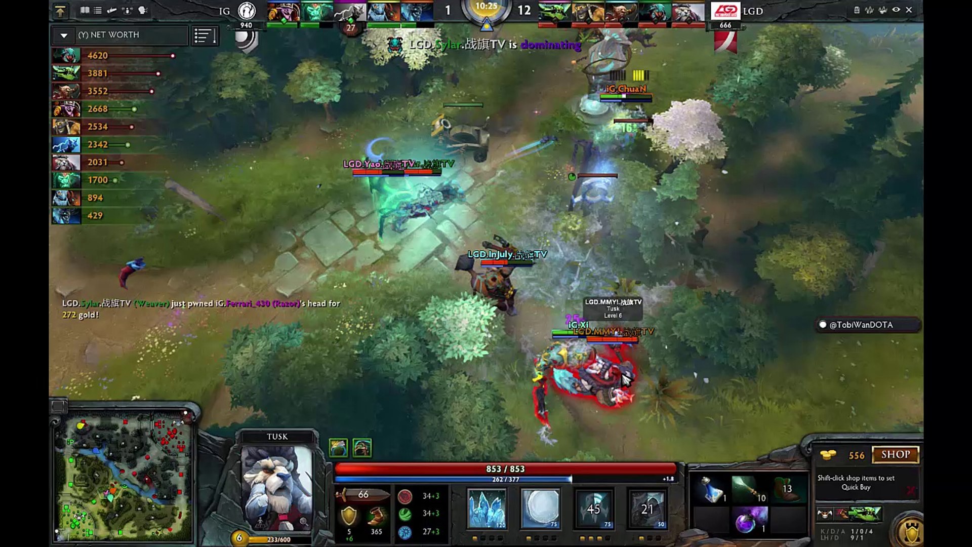 ⁣Invictus Gaming vs. LGD-GAMING 15.09.2014