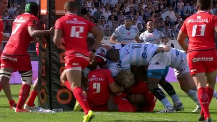 Racing-Toulouse: Essai Henry Chavancy (RAC) - J6 - Saison 2014/2015