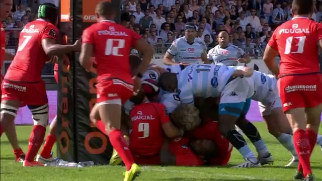 Racing-Toulouse: Essai Henry Chavancy (RAC) - J6 - Saison 2014/2015