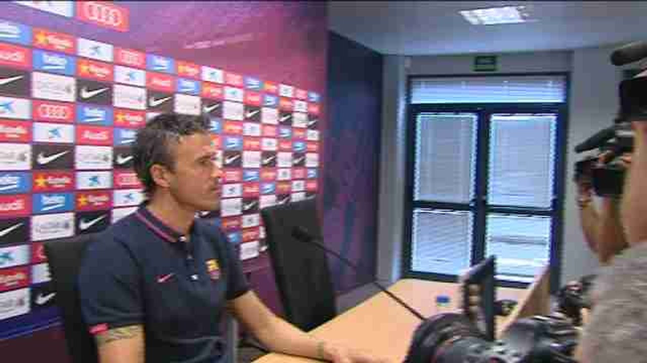 Luis Enrique: "praise weakens people"