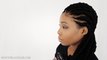 How To Do Ghana Braids / Cherokee Cornrows Finished Results Tutorial Part 3 of 4