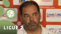 Conférence de presse Stade Lavallois - Angers SCO (3-2) : Denis ZANKO (LAVAL) - Stéphane MOULIN (SCO) - 2014/2015