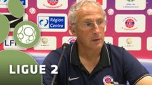 Conférence de presse Châteauroux - AS Nancy-Lorraine (2-5) : Pascal GASTIEN (LBC) - Pablo  CORREA (ASNL) - 2014/2015