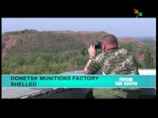 As peace talks advance, Donetsk rocked by bombing of munitions factory