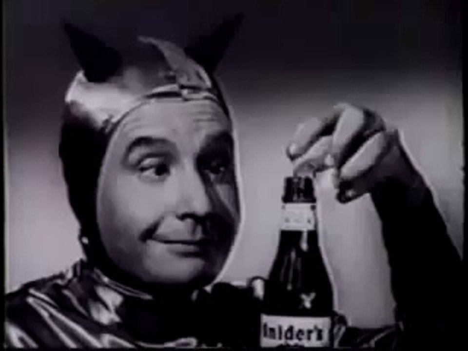 1955 SNIDER'S HOT CATSUP ~ GUY DRESSED AS A DEVIL