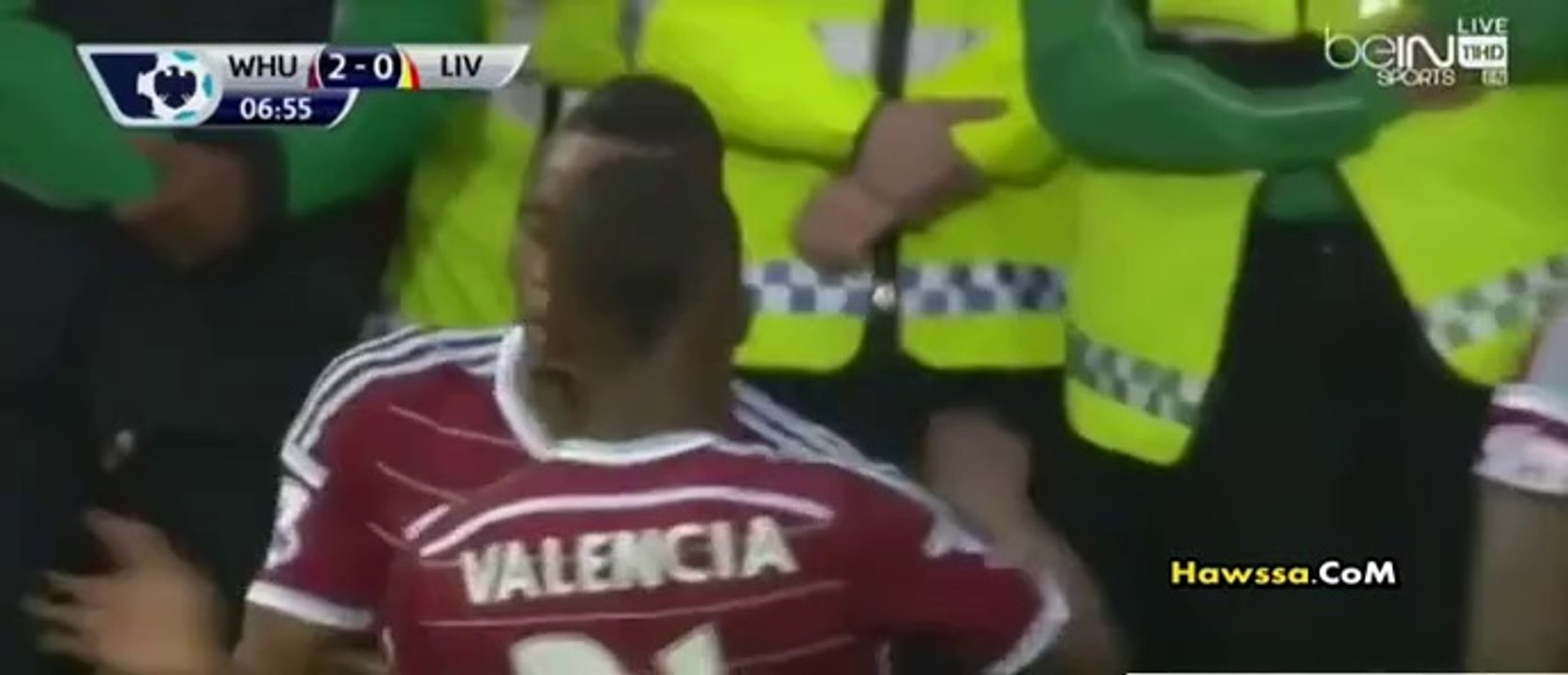 اهداف مباراة ويستهام يونايتد و ليفربول 2014 في الدوري الانجليزي الممتاز