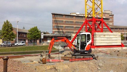 Visite du chantier de la Maison de la recherche et de l imaginaire