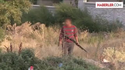 Pompalı tüfekle etrafa tehditler savurdu -