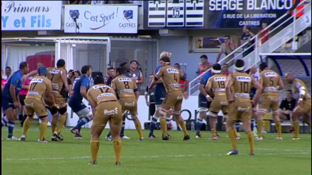 Castres-Oyonnax: Essai Rory Kockott (CAS) - J6 - Saison 2014/2015