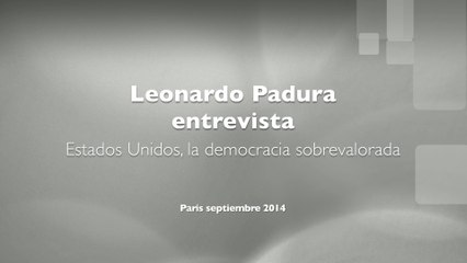 Leonardo Padura Entrevista 2/2