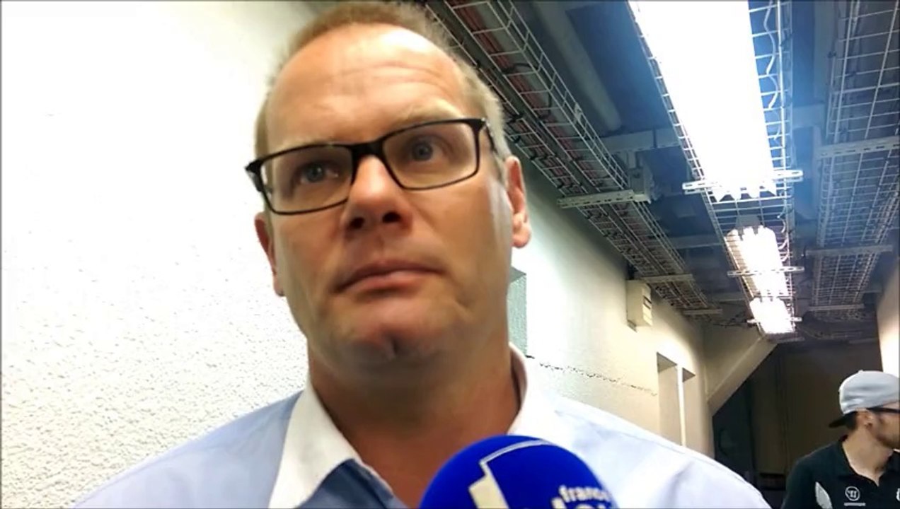 Rouen - Caen, itw d'après-match Rodolphe Garnier