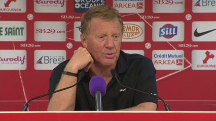 Réaction d'Alex Dupont après Stade Brestois 29 - AC Arles-Avignon (1-0)