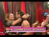 Pedro y Paula nota en La Cocina del Show (back baile Pedro Femme Style) - 20 de Septiembre